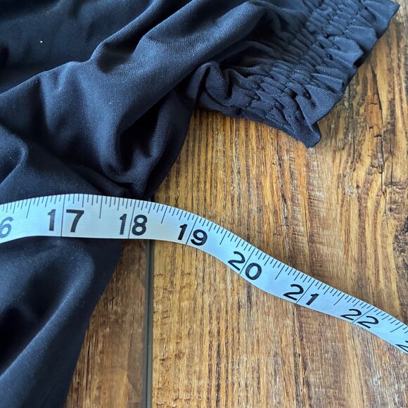 Vince Camuto Off-Shoulder Wide-Leg Jumpsuit Black Sz S Travel, Resort, Vacation - Picture 7 of 10